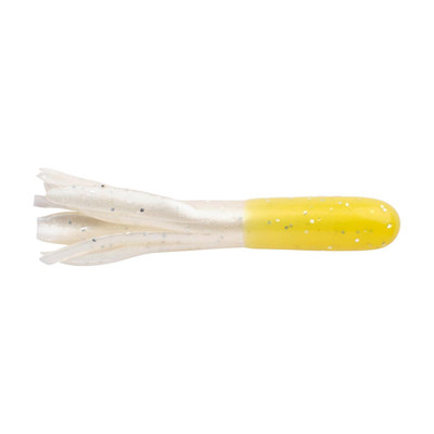 Berkley PowerBait Atomic Tubes Yellow Pearl Silver Fleck