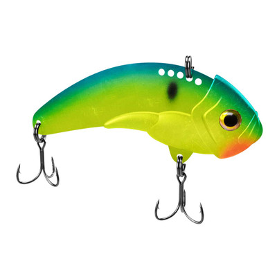 SteelShad Ledge Shad Chartreuse Blue