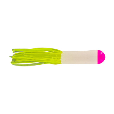 Big Bite Baits 1.5 in. Crappie Tube, Chartreuse - 10 Per Bag