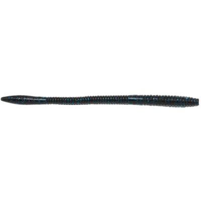 Z-Man Finesse WormZ Black Blue Flake