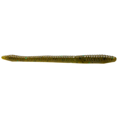 Zoom Finesse Worm Green Pumpkin Green