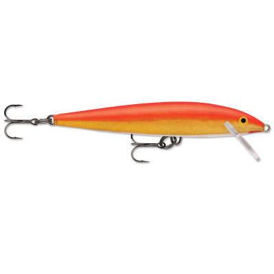 Rapala Floating Minnow Lure w/Nickel Hooks #7 2-3/4 In 1/8 Oz Yellow Perch  (e6)