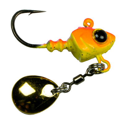 6th Sense Pecos Underspin Jig Heads Chartreuse Minnow