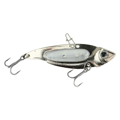 Walleye Nation Creations Rip-N-Rattle Blade Bait Chrome