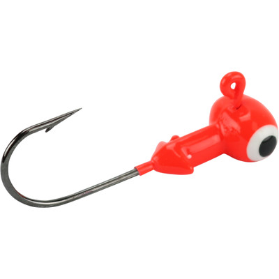 Strike King Mr. Crappie Sausage Head Jig Heads Flo Red