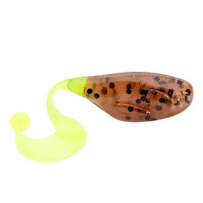 Mr. Crappie Crappie Cutter Pumpkin with Chartreuse Tail