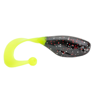 Mr. Crappie Crappie Cutter Tuxedo Black Chartreuse Glow