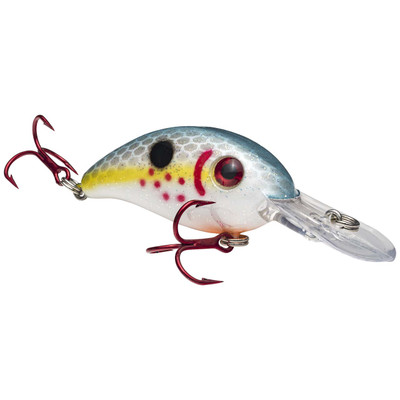 Strike King Slab Hammer Crappie Crank Lavender Sexy Shad/Pink Belly; 3 in.