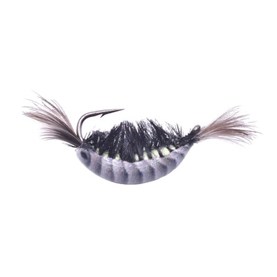 Kenders Wonder Feather Jig, Wonderbread Glow/Pink Feather / 1/8 oz.