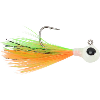  (4 Pack) Tungsten Feather Crappie JIG - Kenders - 1/16 oz - #2  Hook Black : Sports & Outdoors