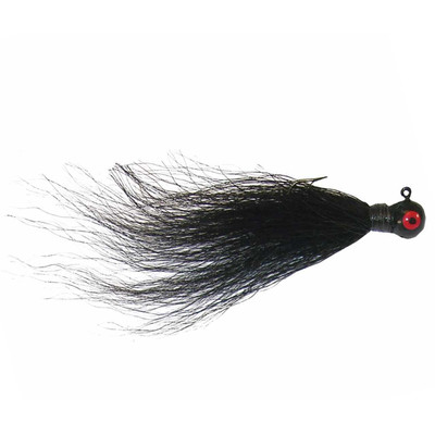 Kalin's Hand-Tied Bucktail Jig Black