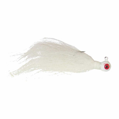 Kalin's Hand-Tied Bucktail Jig White