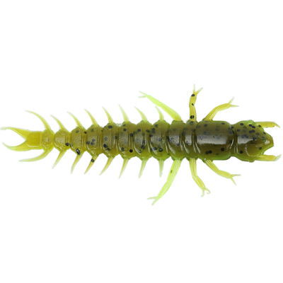 Case Plastics Large Hellgrammites | Frog Orange; 3 1/4 in. | FishUSA