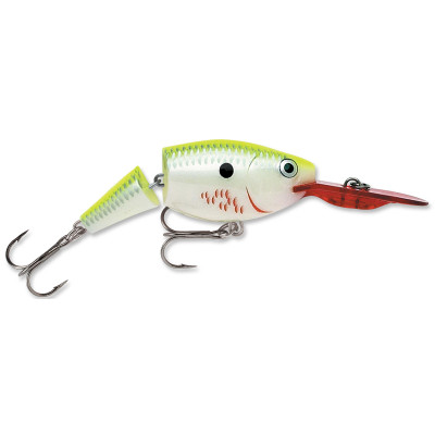 Rapala Jointed Shad Rap Bleeding Chartreuse Shad