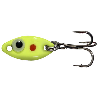 Tungsten 1/32 oz. - PK Predator Flash Fishing Spoon - Wonderbread / 1/32oz  Micro Spoon