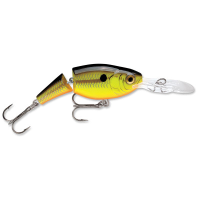 Rapala Jointed Shad Rap Chartreuse Black