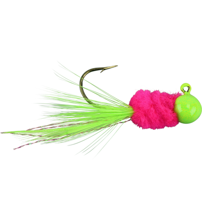 Brushpile Handtied Crappie Jigs Electric Chicken