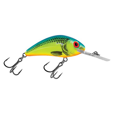 Salmo Floating Hornet Crankbait Chartreuse Blue