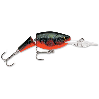 Rapala Jointed Shad Rap Lures, Red/Black