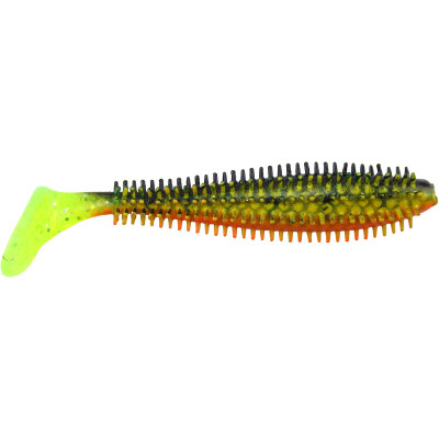 Salmo Spikey Shad Swimbait Gold Fluorescent Perch UV