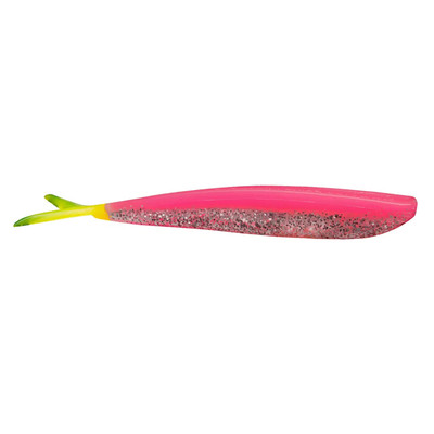 Lunker City Fin-S-Fish Bubblegum Ice-Chartreuse Tail