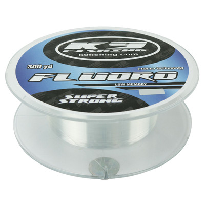 K9 300-20 lb-CL Clear Fluoro Line 300 Yard Spool 20 lb Test