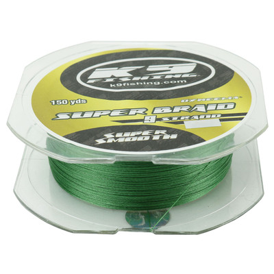 P-Line TCB 8 Carrier 150-Yard Braided Fishing Line, Green, 10