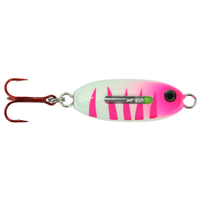 Fish Daddy Micro LED Spoon Glow Pink/Green Perch