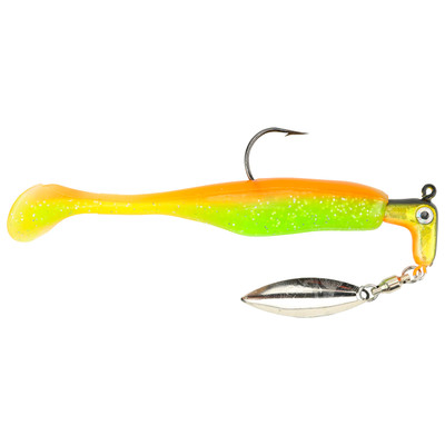 Road Runner Awesome Walleye Runner Black/Gold - Green/Chartreuse