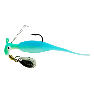 Road Runner Barbed Head Lure, Fluorescent Red, 1/8 oz. Underspin Fishing  jig creates flash and vibration. 