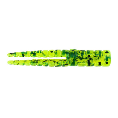 Leland's Lures Crappie Magnet Body Pack Chartreuse-Black Flake