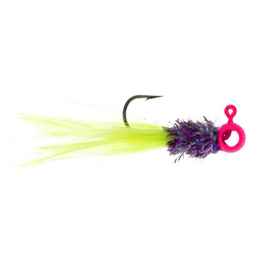 Leland's Lures Eyehole Hair Jig Purple Rain