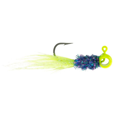 Leland's Lures Eyehole Hair Jig Junebug