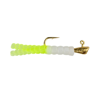 Leland Lures E.F. Lead Free Trout Magnet Jig Head, Mealworm