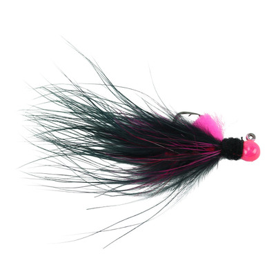 Hawken Marabou Series AeroJig Black-Cerise