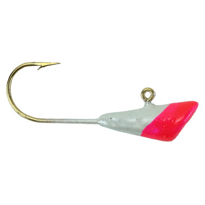 Hawken Shad Dart in Pearl White Base - Cerise Tip