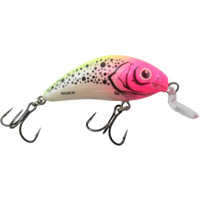 Salmo Rattlin Hornet Shallow Runner Crankbait Pink Parakeet Shallow Runner