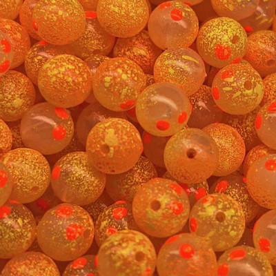 Bloop Bead Razzle Dazzle Glow in the Dark Round Fishing Beads -  SteelheadStuff Float and Fly Gear