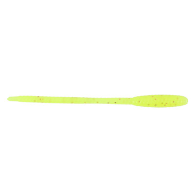 Nikko Pin Tail Worms | Chartreuse Gold Flake | FishUSA