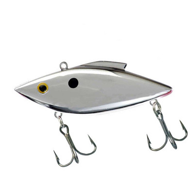 Bill Lewis Rat-L-Trap Chrome Black Back