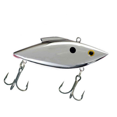 Bill Lewis Rat-L-Trap Chrome Black Back
