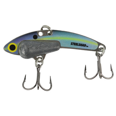 SteelShad Mini Blade Bait White Shad; 1/4 oz.