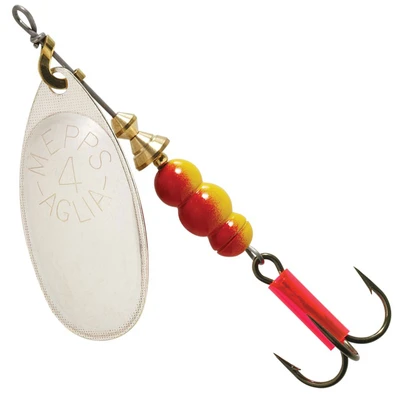 Mepps Plain Aglia Spinner Silver