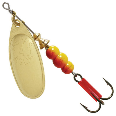 Mepps Plain Aglia Spinner Gold