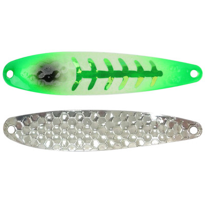 DreamWeaver Fishing Lures 3 3/4 Trolling Spoon DW2195 Lazer Glow