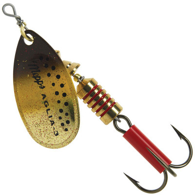 Mepps Aglia In-line Spinner #4, 1/3 Oz, Plain Gold - THE FISHING SOURCE