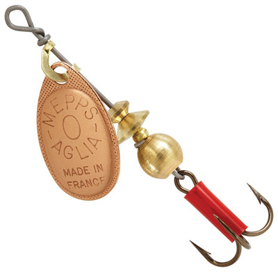 Mepps Plain Aglia Spinner Copper