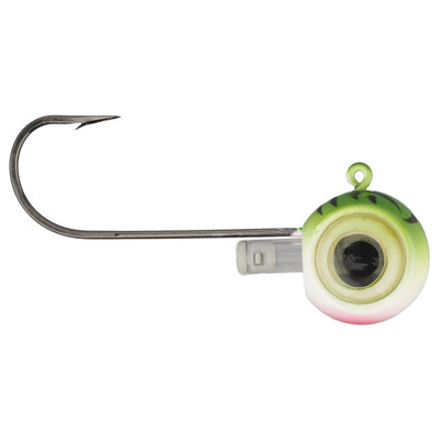 Fish Daddy GloEye Jig Green Glow Tiger