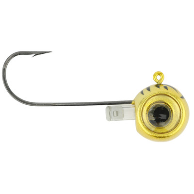 Fish Daddy GloEye Jig Gold Glow Tiger