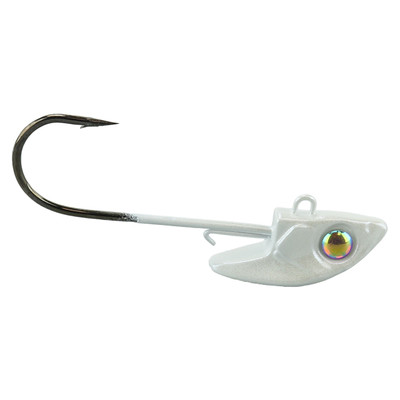 Damiki Rig Jig Heads Pearl White